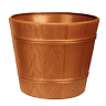 Doniczka DREWNOPODOBNA 2 22cm 7208 terakota