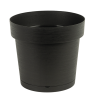 Doniczka z podstawką MELROSE GLAMOUR 18cm 25274 antracyt