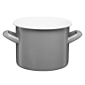 Garnek emaliowany gładki GORDON 14cm/1,5l 29298 szary