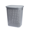 Kosz na bieliznę WILLOW 50l 22759 szary jasny