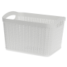 Koszyk prostokątny L WILLOW 6,6l 22794 biały