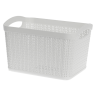 Koszyk prostokątny M WILLOW 3,3l 22789 biały