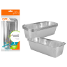 NJ Foremki aluminiowe 500ml, 5szt.  00110