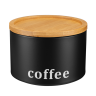 Pojemnik metalowy SILVANO CZARNY 29695 coffee