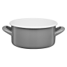 Rondel emaliowany gładki GORDON 18cm/2l 02121 szary