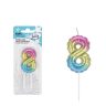 Świeczka urodzinowa JELLY Cyferka 8 72032