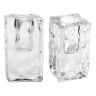 Świecznik szklany ICE CUBE 7,5cm, 91455