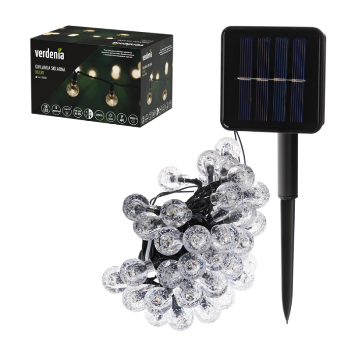 Girlanda solarna KULKI 50 LED 6m 26998