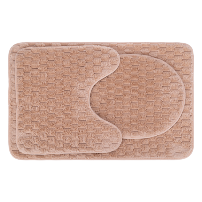Komplet dywaników łazienkowych ANDORA 50x80/45x45/45x36cm 3 elementy 22235