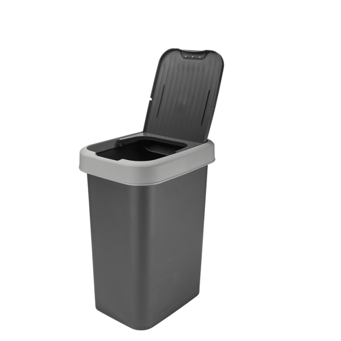 Kosz uchylny VALOR 25l 17439 szary