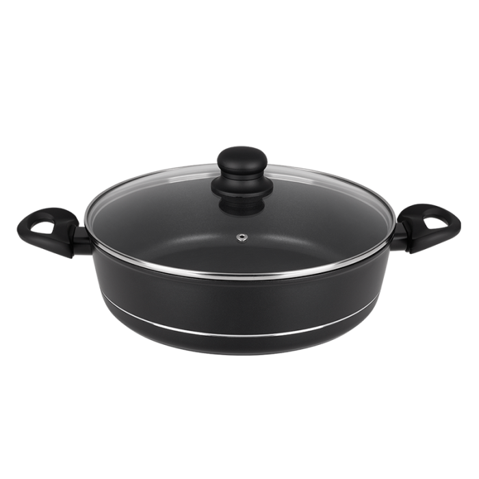 Patelnia głęboka ROYAL 28cm z dwoma uchwytami 29876
