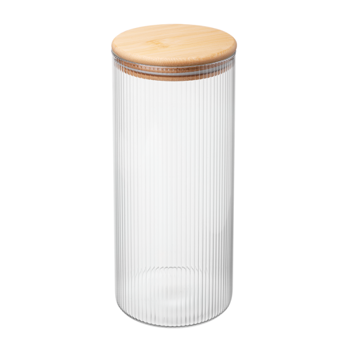 Pojemnik szklany okrągły JEFF 1400 ml 38526 J