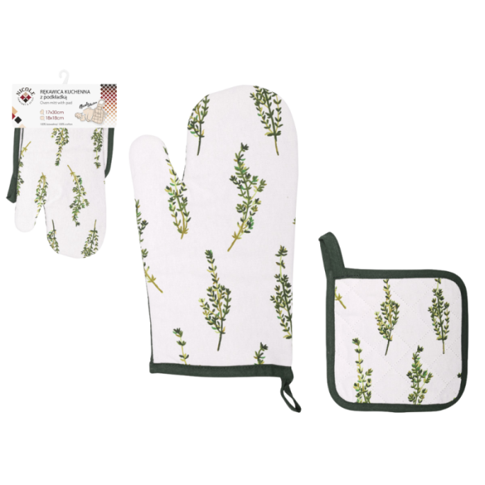 Rękawica kuchenna z podkładką "Nicole Collection"  52397