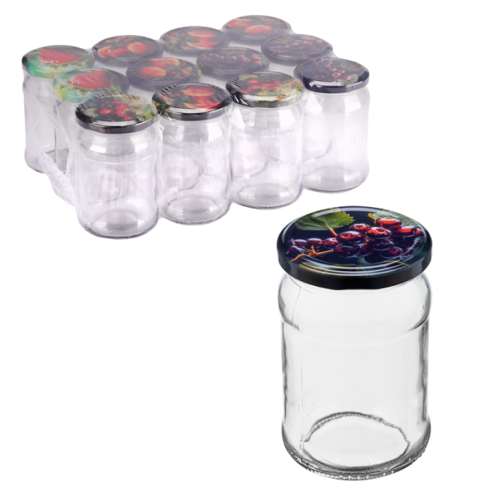Słoik 315ml+ zakrętka 50894 12 sztuk