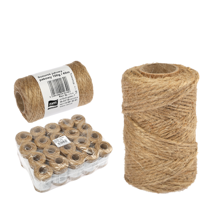Sznurek pakowy jutowy 100g/45m