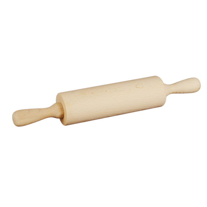 Wałek do ciasta ruchomy drewniany 38cm 0026