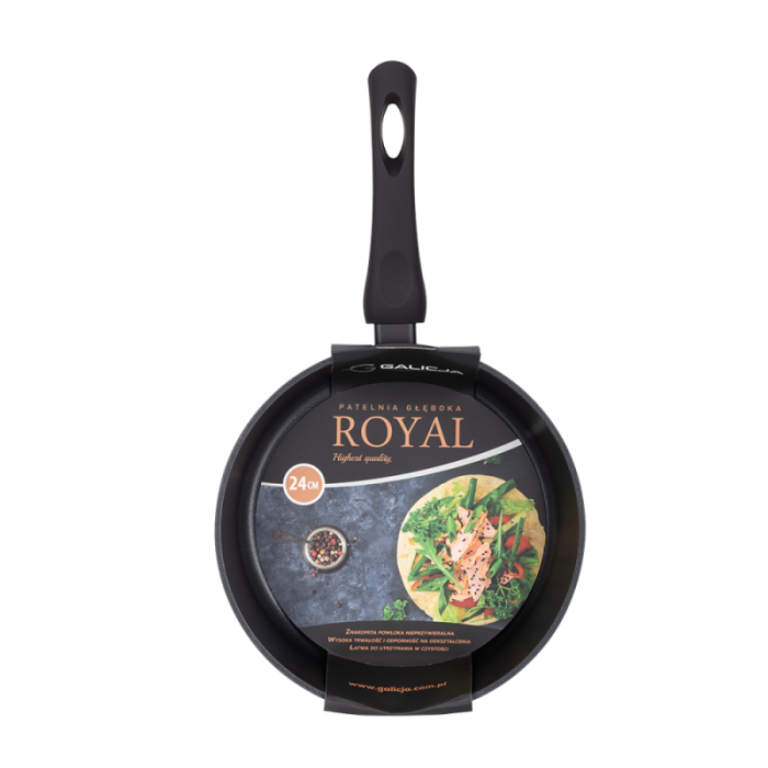 Patelnia głęboka ROYAL 24cm 29845