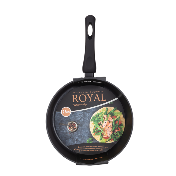 Patelnia głęboka ROYAL 26cm 29852