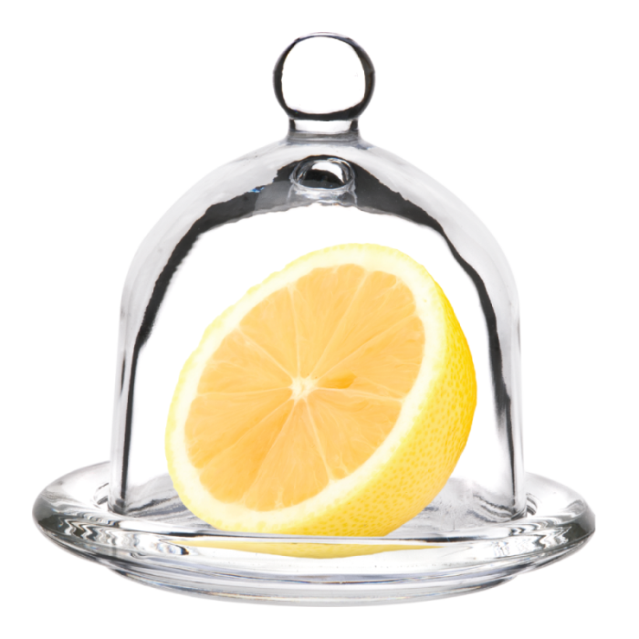 Pojemnik na cytrynę szklany LEMON 20402