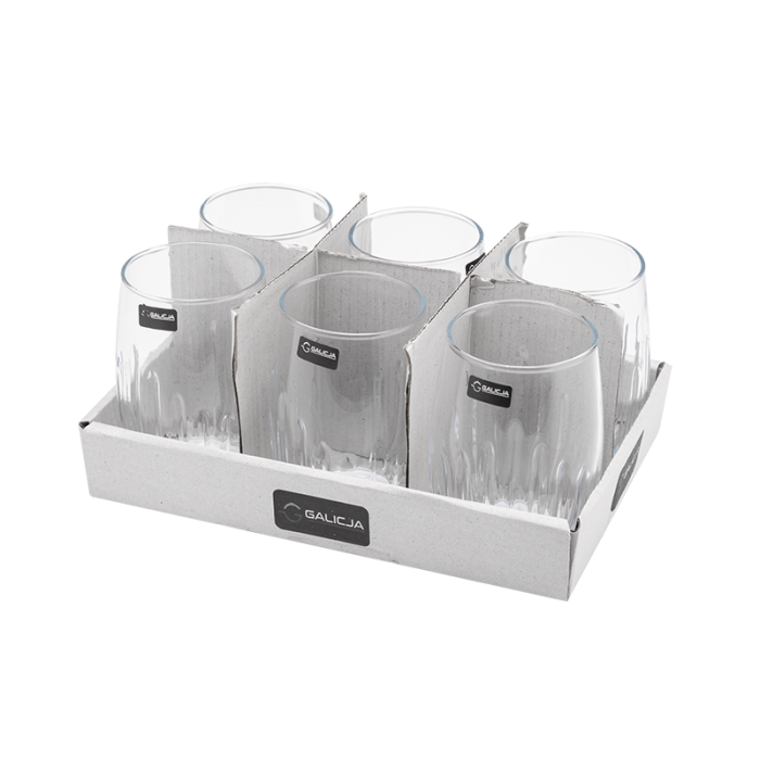 Szklanka LEYLA 370ml 30766 (tacka 6 sztuk) wzór 2