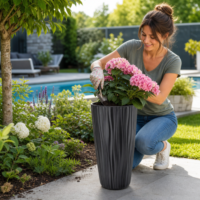 Doniczka wysoka SAHARA 35x60cm 07737