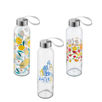 Butelka szklana SOPHIE 500ml 33774 (tacka 12 sztuk)