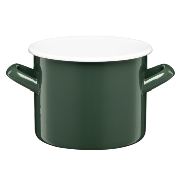 Garnek emaliowany gładki GORDON 14cm/1,5l 29298 zielony