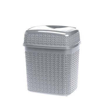 Kosz uchylny WILLOW 5l 22774 szary jasny