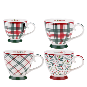 Kubek CHRISTMAS 400ml z porcelany New Bone 91459