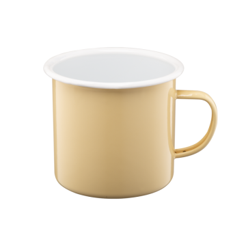 Kubek emaliowany ROBERTO 10cm/0,75l 15800 żółty