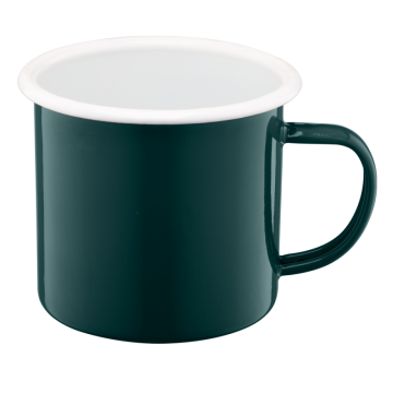 Kubek emaliowany ROBERTO 12cm/1,2l 15831 zielony