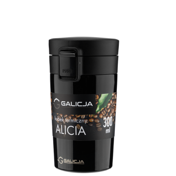 Kubek termiczny ALICIA 300ml 24694 czarny
