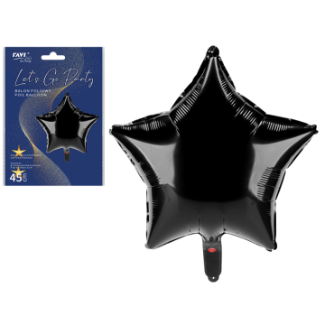 LGP Balon foliowy STAR 32119 black