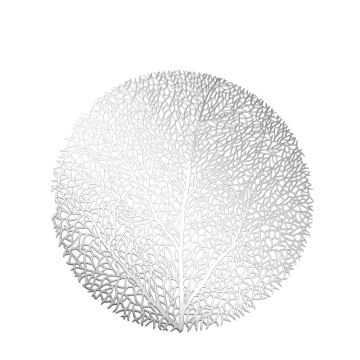 Mata dekoracyjna TREE 40257 srebrna