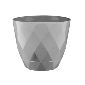 Osłonka z podstawką KARO 22cm 28107 szary