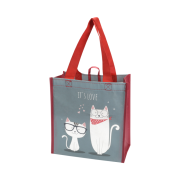Torba na zakupy RPET 26x15x27 cm 00155 LOVE
