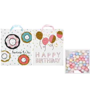Torebka prezentowa HAPPY 270x320x110 mm 20367