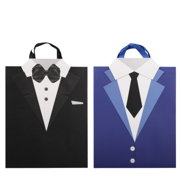 Torebka prezentowa z odzobą 3D GENTLEMAN 260x320x120mm 30319