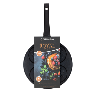 Patelnia pancakes ROYAL 4 faces 26cm 34283