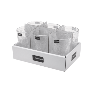 Szklanka wysoka BLATTER 390ml 33262 (tacka 6 sztuk)